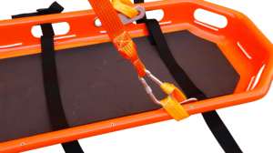 Barella a Cesto Leggera in ABS EVERISE per Soccorso in Montagna/Aria/Mare con Cintura di Sicurezza Regolabile Certificata CE Classe I Dispositivi di Primo Soccorso - Product Image 6