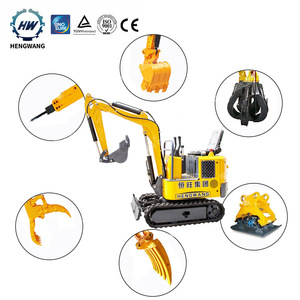 Supporto del CE dello scavatore dell'azienda agricola 1 tonnellata 1.7 tonnellate 2 tonnellate Mini escavatore di scavo idraulico economico della macchina dell'escavatore da 3 tonnellate Mini - Product Image 1