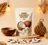 Personnalisation de la fermeture à glissière thermoscellable de qualité alimentaire Emballage alimentaire de fruits secs de noix de coco anti-odeur Pochette Doypack