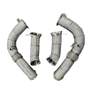 JTLD Tubo de Escape de carreras delantero de acero inoxidable de alta calidad para <span class=keywords><strong>BMW</strong></span> X5 <span class=keywords><strong>X6</strong></span> X7 M60i G05 G06 G07 M60i - Product Image 1