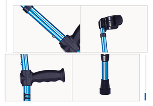 Offre Spéciale médical <span class=keywords><strong>pliable</strong></span> nouveau modèle réglable en alliage d'aluminium ligjtweight bâton de <span class=keywords><strong>marche</strong></span> coude béquilles - Product Image 5