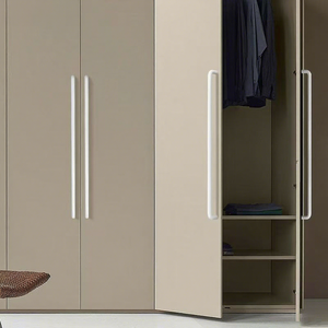 Poignée <span class=keywords><strong>de</strong></span> meuble minimaliste noire, blanche, dorée, pour tiroir, armoire, cuisine, quincaillerie <span class=keywords><strong>de</strong></span> meuble moderne - Product Image 2