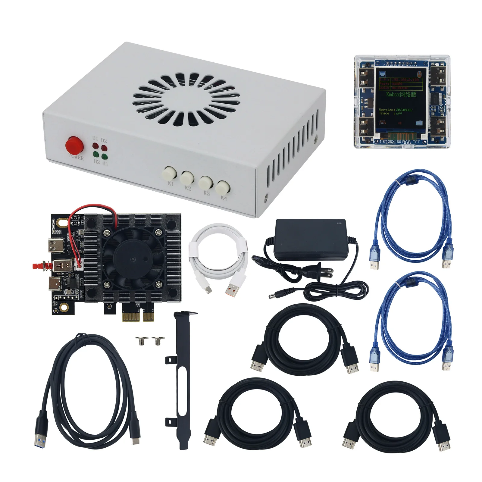 Caixa de Sobreposição de Vídeo DMA + Placa DMA 75T + Kit DIY