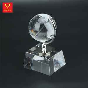 <span class=keywords><strong>GLOBE</strong></span> Trophy với K9 pha lê cơ sở đánh bóng Kinh doanh Quà lưu niệm và trang trí nội thất giải thưởng Honor cho tình yêu chủ đề - Product Image 5