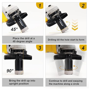 Hot bán kim cương khoan bit, khoan nhanh, thích hợp cho gạch men đá cẩm thạch gạch chân không hàn lỗ cưa có thể được tùy chỉnh - Product Image 5