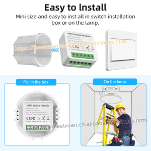 Module de commutation minuterie intelligent Tuya Mini WiFi Zigbee 2/3/4 voies, contrôle bidirectionnel, compatible Smart Life, Alexa, Google Home, Yandex Alice - Product Image 2