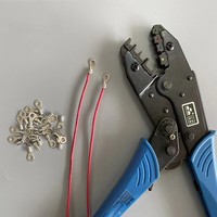 Cosses de câble en cuivre RNB5.5-5 circulaires non isolées, bornes à sertir nues