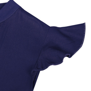 Vestidos de verano de las mujeres 2020 de <span class=keywords><strong>moda</strong></span> de las mujeres de Color sólido Casual mosca manga ropa al por mayor vestidos - Product Image 5