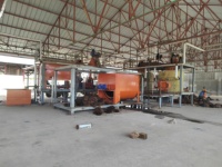 1-2 TPH palmolierij op basis van CPO, van verse palmvruchten tot palmolie via dorsmachine, sterilisator, digester, dubbele schroefoliepers