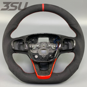 Volant en cuir peluche à installation directe, adapté à la <span class=keywords><strong>Ford</strong></span> <span class=keywords><strong>Focus</strong></span>, facile à installer et confortable à saisir - Product Image 1