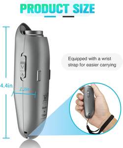 Dispositivos de disuasión de ladridos de perros, recargable, ultrasónico, disuasorio de ladridos de perros, 3 frecuencias, dispositivos de <span class=keywords><strong>control</strong></span> de no ladridos, repelente de perros - Product Image 5