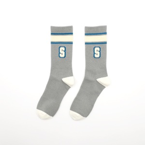 Calcetines hasta la pantorrilla con estampado de letras para hombres y mujeres, calcetines transpirables para primavera y otoño - Product Image 5