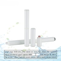 Nouvel élément filtrant PP plié microporeux élimination du fer filtre à eau osmose inverse système RO purificateur d'eau