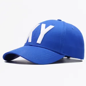 De 100% algodón Unisex Hip Hop azul tamaño cabe todos gorras de béisbol sombrero