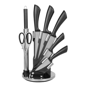 Tùy Chỉnh Tiện Ích 8 Pcs Thép Không Gỉ Đồ Ăn Nhà Bếp Dao Với Hollow Xử Lý Nhà Bếp Butcher Đầu Bếp Trái Cây Kéo Mài Dao - Product Image 1