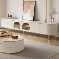Meuble de salon Offre Spéciale Meuble TV Design moderne de luxe Ensemble de meuble TV et table basse