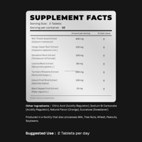 Comprimés Effervescents Personnalisés OEM/ODM avec Vitamine C 1000mg, Chardon-Marie, Ail et Gingembre pour la Croissance Capillaire, Sans Gluten, Naturels