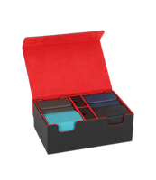 Boîte de jeu en cuir PU personnalisée Yugioh 400 + jeu de cartes Boîte de jeu de cartes en cuir PU de qualité supérieure