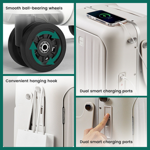 <span class=keywords><strong>Valise</strong></span> pour enfants avec ceinture de sécurité, port de charge et roues avec frein, <span class=keywords><strong>valise</strong></span> à roulettes pour enfants avec siège - Product Image 6