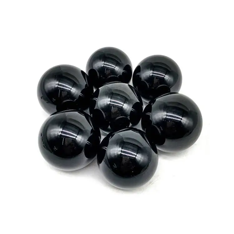 Bola de obsidiana para decoração, esfera preta de cristal polida natural artesanal de 4-6cm, bola de obsidiana para decoração