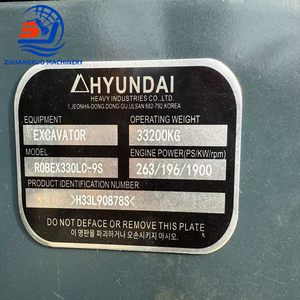 <b>Used</b> Earth moving Heavy Digger Good Condition Hydraulic Excavator with Low Price for Sale crawler excavator Hyundai330LC-9S - Product Image 4