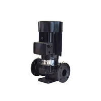 Pompa Sentrifugal Vertikal ISG 4"/100mm Motor Pompa Inline Vertikal untuk Perlindungan Kebakaran Peningkat Tekanan 100-200 L/mnt