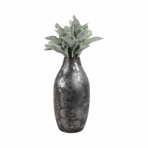 Vase ovale classique en céramique, poterie moderne mouchetée, pour la décoration de salon, chambre à coucher, présentation et mise en valeur. - Product Image 2