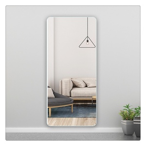 Clear Long Decor Modern Dance Studio Gold <b>Black</b> Iron Frame Hexagon Fitting Home Decor Aluminum Alloy Mirrors Type Sheets Tiles - Product Image 1