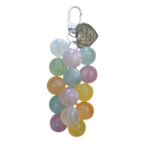 Creatieve Acryl Ananas Druivenbos Sleutelhanger Virale Telefoonhanger Exquise Tas Charm Groothandel Accessoire Fruit