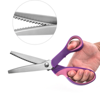 Kartelschaar Rvs Hand Diy Kant Gekartelde Schaar Voor Zelfgemaakte Handwerk Professionele Kleermaker Schaar