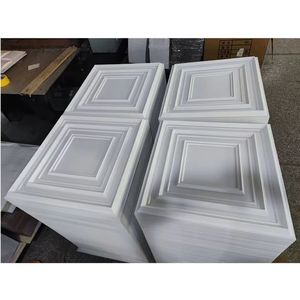 Panneaux muraux décoratifs en plastique <span class=keywords><strong>noir</strong></span> 3D, panneaux muraux en PVC 3D durables pour la décoration de chambre - Product Image 1