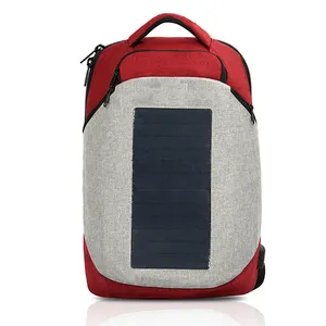 사용자 정의 야외 배낭 태양 충전 배낭 방수 Backbag Sac A Dos 노트북 가방 OEM 비즈니스 배낭