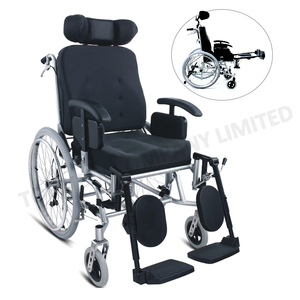 Silla de Ruedas Reclinable con Respaldo Alto ISO7176, Silla de Ruedas Autopropulsada con Respaldo Ajustable - Product Image 3