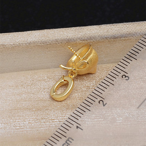 Wenchi S925 Plata de Ley Colgante de Perla Accesorios DIY Cierre Universal Semielaborado con Forma de Calabaza Modelo China 13320 - Product Image 3