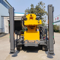 Appareil de forage de puits d'eau hydraulique utilisé 300m/400m DTH Solution de construction Machine à fourrage pour le forage de puits d'eau