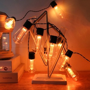 Led vườn năng lượng mặt trời trong nhà ngoài trời không thấm nước G40 S14 Festoon đèn giáng sinh trang trí kỳ nghỉ chiếu sáng Patio RGB chuỗi đèn - Product Image 5