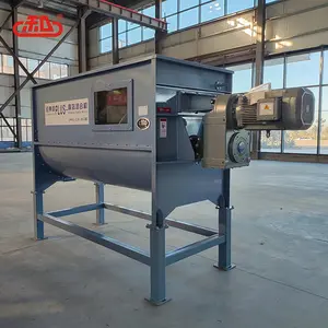 HXJX 1 ton per batch single shaft horizontal powder feed mixer with factory price
