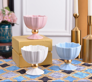 Taza de helado de porcelana fina de alta calidad, ecológica y de lujo para helado - Product Image 1
