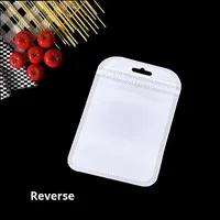 Bolsas de joyería con cierre hermético transparente, soporte para teléfono móvil nacarado, embalaje de Cable de datos y auriculares para almacenamiento de pendientes