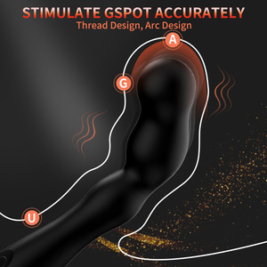 Оптовая продажа вибраторов: 12-частотный вибратор-стимулятор для массажа простаты и анальной стимуляции, секс-игрушка, вибратор для точки G - Product Image 3