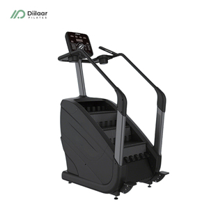 Stair Master professionnel avec moniteur de fréquence cardiaque, capacité de charge élevée, simulateur <span class=keywords><strong>d</strong></span>'escalade pour les culturistes - Product Image 1