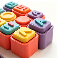 Porte-clés anti-stress personnalisé en PLA imprimé en 3D avec lettres et symboles personnalisables