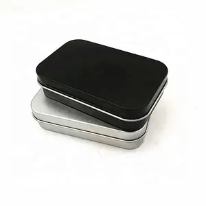 OEM ODM Manufacture Scatola Gift Silver Candy Tin Can Case Packaging Metal Boxes Tin Box