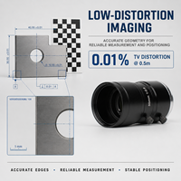 Lente de Cámara de Visión Industrial con Montura C de 12MP, 8mm, 12mm, 16mm, 25mm, 35mm, 50mm