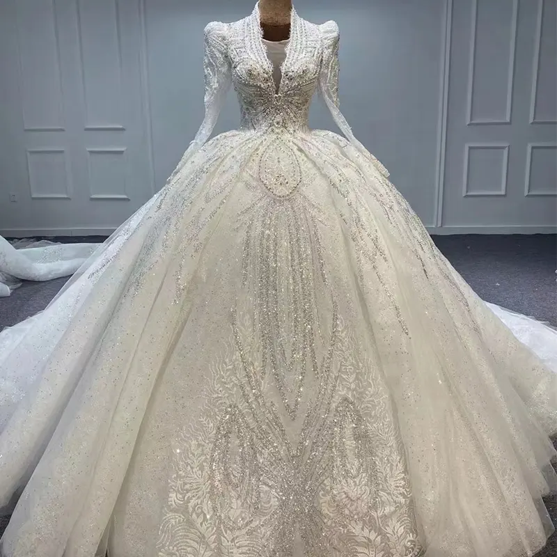 Jancember MN151 New Plus Size Bridal Gowns Long Tail Waist Hallow Dream Bridal Wedding Dress