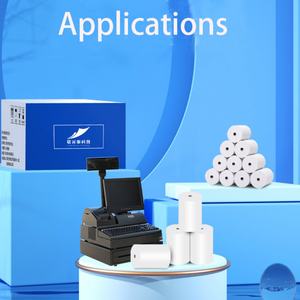 Rollos de Papel Térmico para Caja Registradora Unifon, Libres de BPA, 100% Pulpa de Madera, 57x40mm/80x80mm, para Impresión POS Certificada, Capa Única - Product Image 1