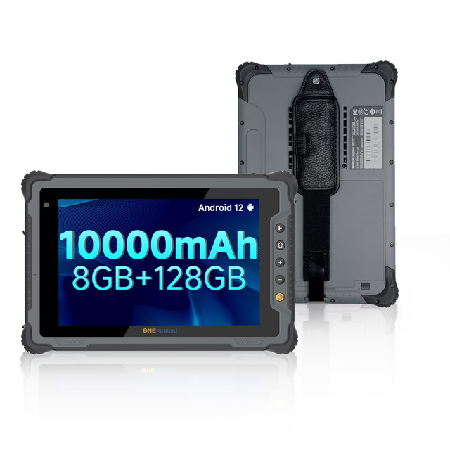 Onerugged M80t Rugged Tablet, 8 Inch Android Industrial Pc, 550 Nits, Ip65 Waterproof, 10000mah Battery, Nfc/barcode Scanner