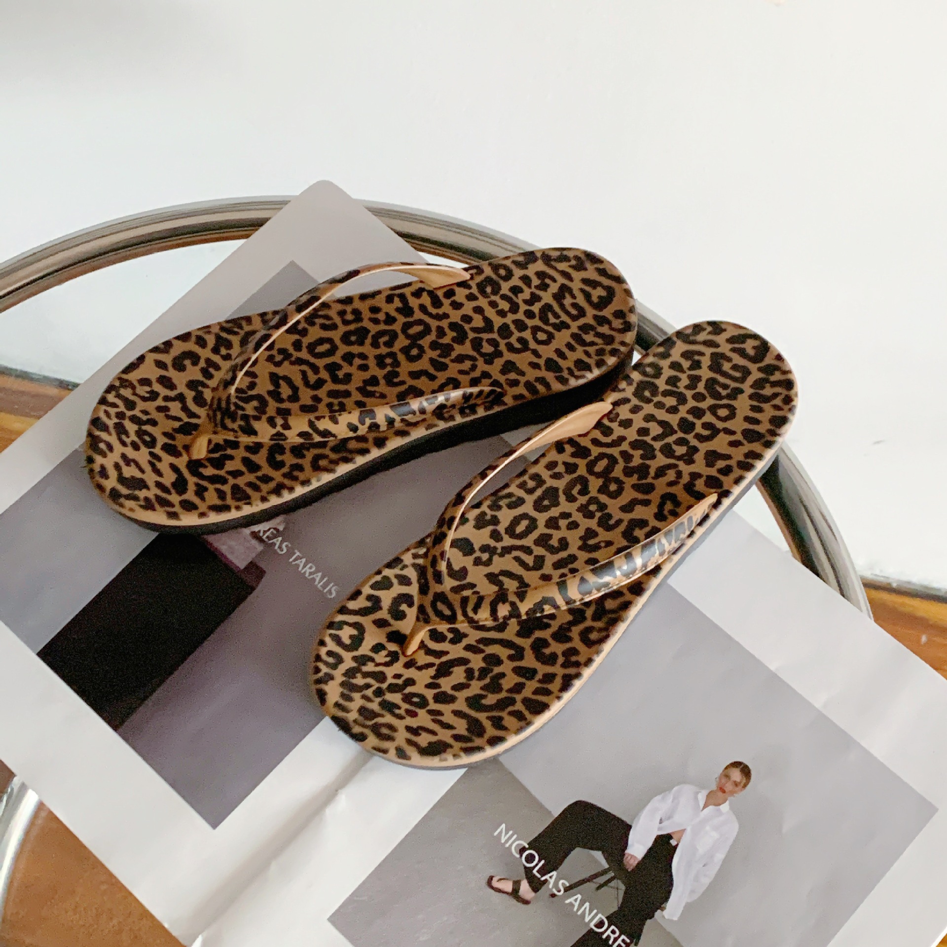 Stampa leopardata marrone