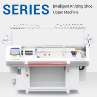 Dernier modèle Cixing SF3 72 pouces, machine à tricoter plate à 3 systèmes, équipement de tricot jacquard pour empeignes de chaussures