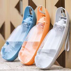 Botella de agua para mascotas para perros, respetuosa con el medio ambiente, ligera, Plegable, portátil, para exteriores - Product Image 1